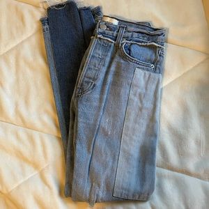 REFORMATION PATCHWORK JEANS